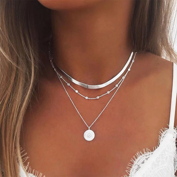 Triple Elegance Necklace